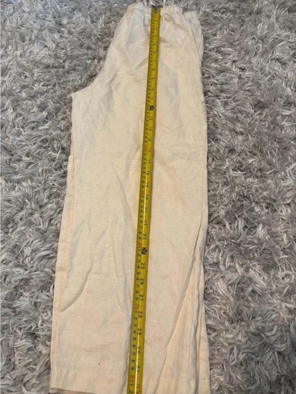 New Without Tags Reformation Olina Linen Wide Leg Pull On Pants Size XSP
